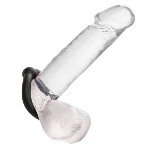 CalExotics Alpha Muscle — Cock Ring, Silicone, Black — Classic Cock Rings