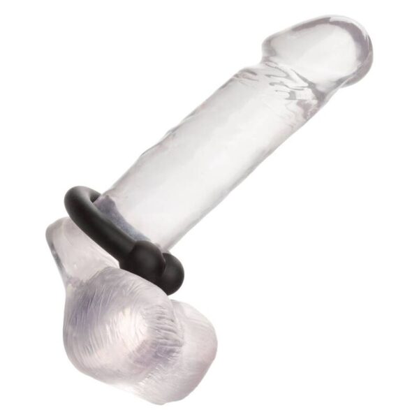 CalExotics Alpha Muscle — Cock Ring, Silicone, Black — Classic Cock Rings — view 7