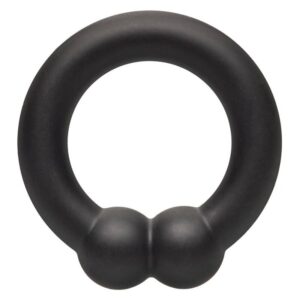 CalExotics Alpha Muscle — Cock Ring, Silicone, Black — Classic Cock Rings — view 4
