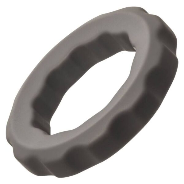 CalExotics Alpha Erect — Cock Ring, Silicone, Grey — Classic Cock Rings — view 3