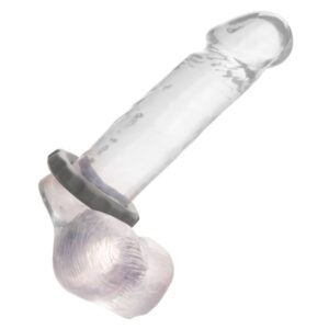 CalExotics Alpha Erect — Cock Ring, Silicone, Grey — Classic Cock Rings — view 4