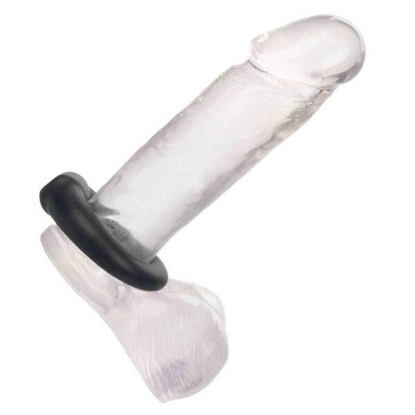 CalExotics Alpha Optimum — Cock Ring, Silicone, Black — Classic Cock Rings — view 6
