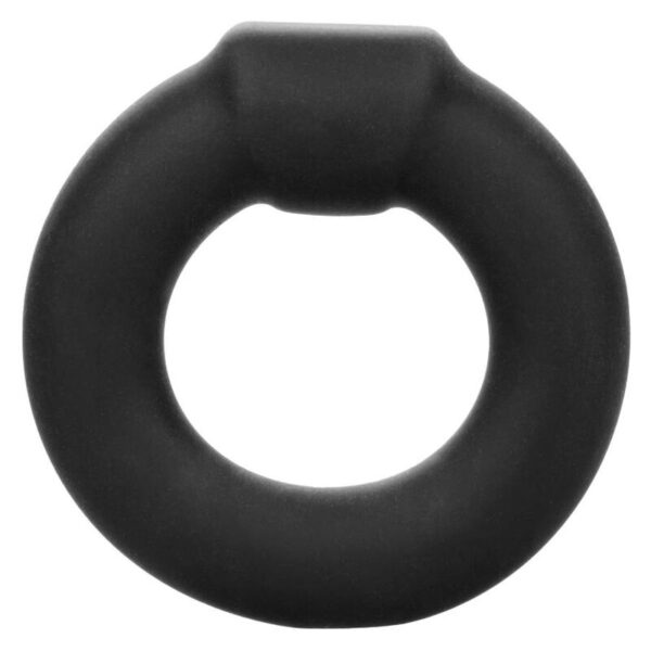 CalExotics Alpha Optimum — Cock Ring, Silicone, Black — Classic Cock Rings — view 5