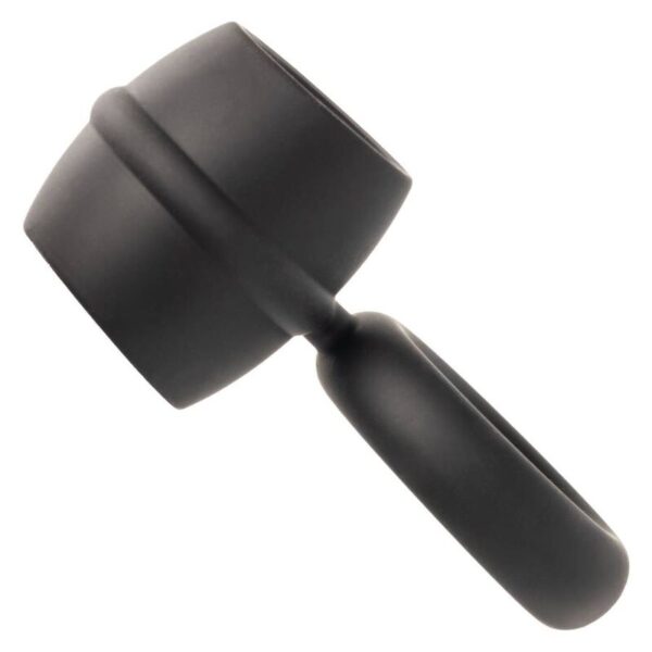 CalExotics Alpha Dual Magnum — Cock Ring, Silicone, Black — Classic Cock Rings — view 7