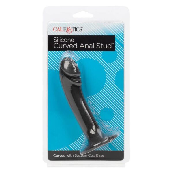 CalExotics Silicone Curved Anal Stud — Anal Dildo, Suction Cup — Anal Dildos — view 7