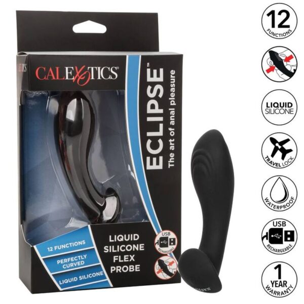 CalExotics Eclipse Flex Probe — Anal Vibrator, Rechargeable — Anal Dildos — view 2