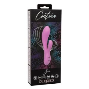 CalExotics Contour Zoie — Rabbit Vibrator, Rechargeable, Pink — G-Spot Vibrators — view 2