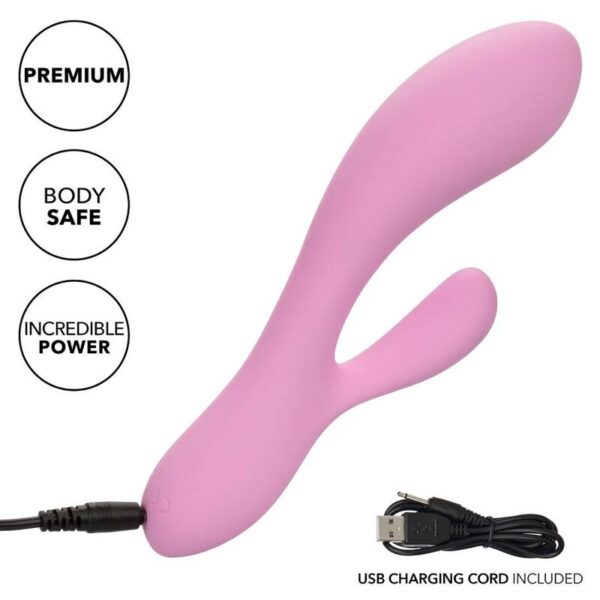 CalExotics Contour Zoie — Rabbit Vibrator, Rechargeable, Pink — G-Spot Vibrators — view 5