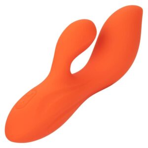 CalExotics Stella Dual Teaser — Rabbit Vibrator, Orange — G-Spot Vibrators