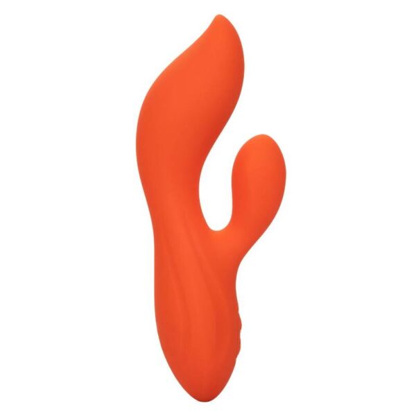 CalExotics Stella Dual Teaser — Rabbit Vibrator, Orange — G-Spot Vibrators — view 5