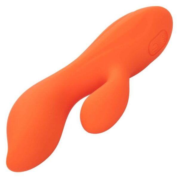 CalExotics Stella Dual Teaser — Rabbit Vibrator, Orange — G-Spot Vibrators — view 3