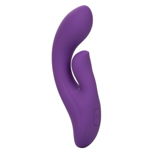 CalExotics Stella Dual Pleaser — Rabbit Vibrator, Violet — G-Spot Vibrators — view 4