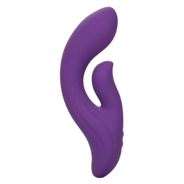 CalExotics Stella Dual Pleaser — Rabbit Vibrator, Violet — G-Spot Vibrators — view 7