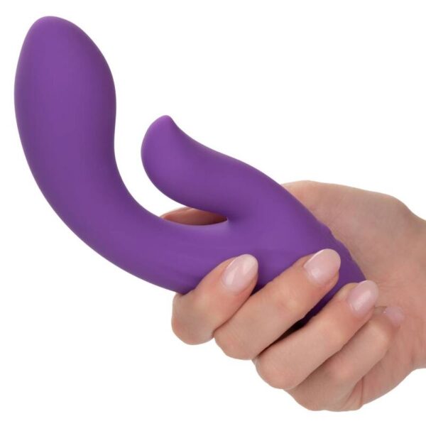 CalExotics Stella Dual Pleaser — Rabbit Vibrator, Violet — G-Spot Vibrators — view 10