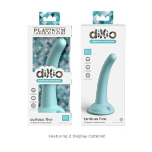 Dillio Curious Five — Strap-On Dildo, Silicone, 12.7 cm, Green — Couples — view 3