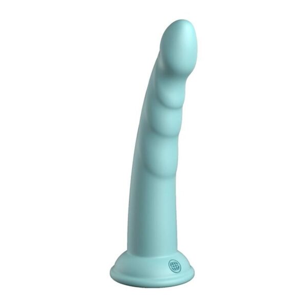Dillio Slim Seven — Strap-On Dildo, Silicone, 17.78 cm, Green — Couples — view 3