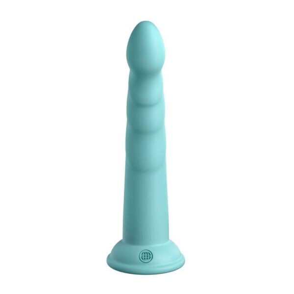 Dillio Slim Seven — Strap-On Dildo, Silicone, 17.78 cm, Green — Couples — view 5