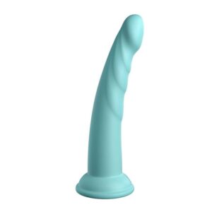 Dillio Slim Seven — Strap-On Dildo, Silicone, 17.78 cm, Green — Couples