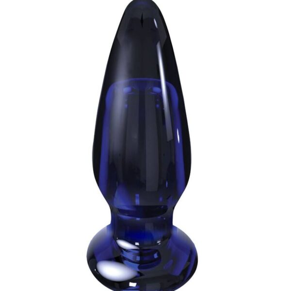 ToyJoy The Shining — Vibrating Butt Plug, Glass, 11.5 cm, Blue — Anal — view 8