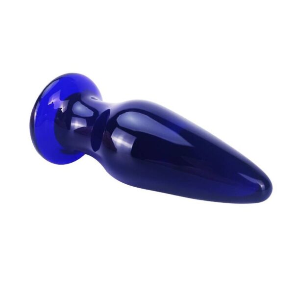 ToyJoy The Shining — Vibrating Butt Plug, Glass, 11.5 cm, Blue — Anal — view 7