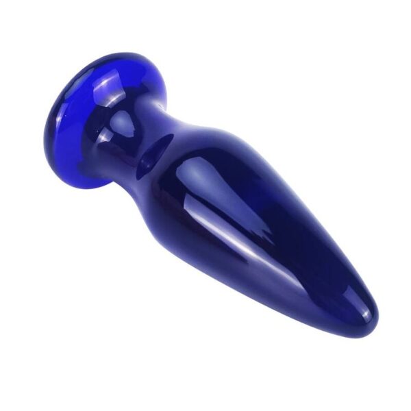ToyJoy The Shining — Vibrating Butt Plug, Glass, 11.5 cm, Blue — Anal — view 6