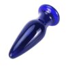 ToyJoy The Shining — Vibrating Butt Plug, Glass, 11.5 cm, Blue — Anal