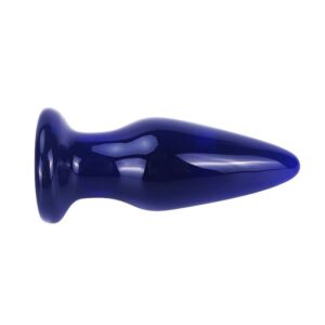 ToyJoy The Shining — Vibrating Butt Plug, Glass, 11.5 cm, Blue — Anal — view 4