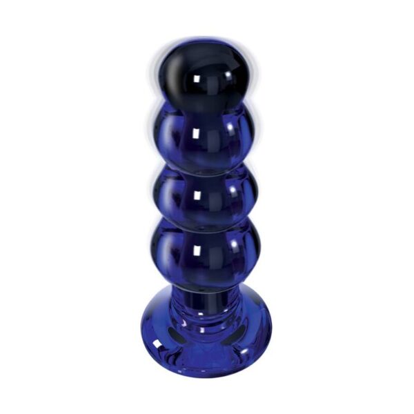 ToyJoy The Radiant — Vibrating Butt Plug, Glass, 11.5 cm, Blue — Anal — view 6