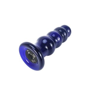 ToyJoy The Radiant — Vibrating Butt Plug, Glass, 11.5 cm, Blue — Anal — view 4