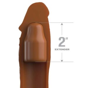 Fantasy X-Tensions Elite 8 — Penis Sleeve, Caramel — Penis Accessories — view 2