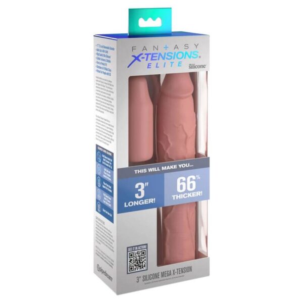 Fantasy X-Tensions Elite 9 — Penis Sleeve, Skin — Penis Accessories — view 3