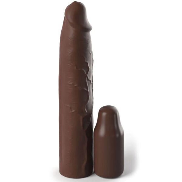 Fantasy X-Tensions Elite 9 — Penis Sleeve, Brown — Penis Accessories