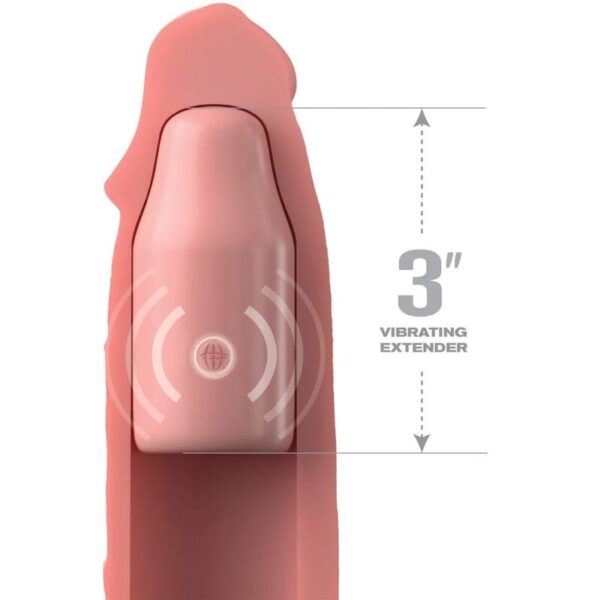 Fantasy X-Tensions Elite — Vibrating Penis Sleeve, Skin — Penis Accessories — view 2
