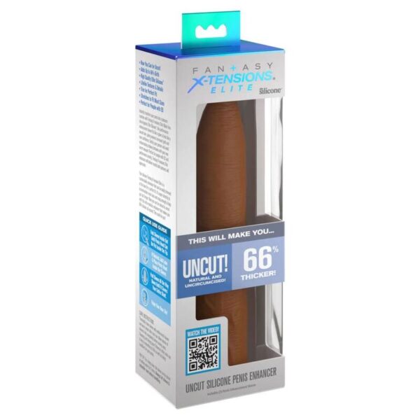 Fantasy X-Tensions Elite Uncut — Penis Sleeve, Caramel — Penis Accessories — view 2
