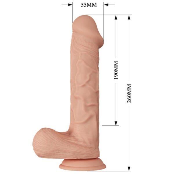 Baile Beautiful Encounter Berqrisi — Realistic Vibrator, 26 cm — Realistic Vibrators — view 7