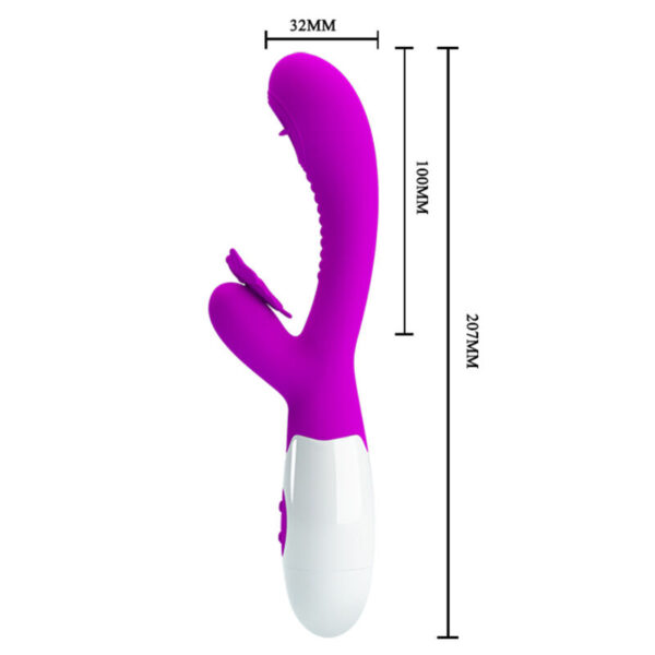 Pretty Love Moth — Rabbit Vibrator, Lilac — G-Spot Vibrators — view 2