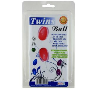 Baile Twins Balls — Anal Beads, Pink — view 2