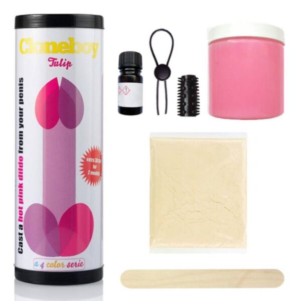 Cloneboy Tulip Intense — Penis Cloning Kit, Pink — Dildos — view 2