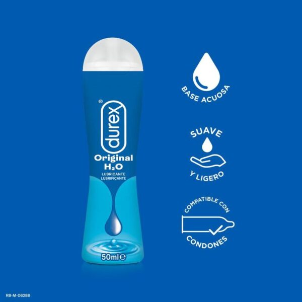 Durex Play Natural H2O — Water-Based Lubricant, 50 ml — Lubes — view 2