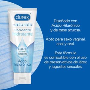 Durex Naturals Moisturising — Water-Based Lubricant, 100 ml — Water-Based Lubricants — view 3