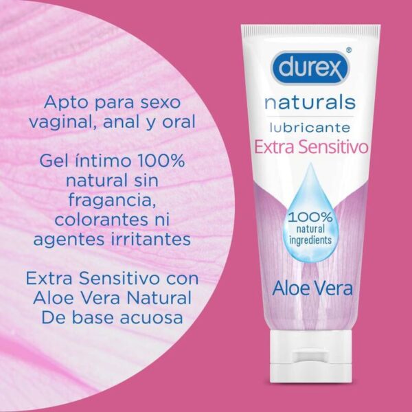 Durex Naturals Extra Sensitive — Water-Based Lubricant, 100 ml — Lubes — view 2