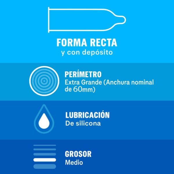 Durex Natural XL — XL Condoms, 12 Pack — Condom Multipacks — view 3