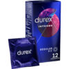 Durex Intense Orgasmic — Textured Condoms, 12 Pack — Condom Multipacks
