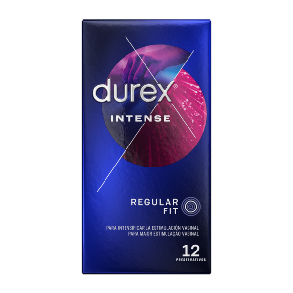 Durex Intense Orgasmic — Textured Condoms, 12 Pack — Condom Multipacks — view 3