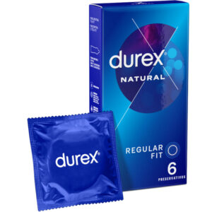 Durex Natural Classic — Condoms, 6 Pack