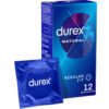 Durex Natural Plus — Condoms, 12 Pack — Classic Condoms
