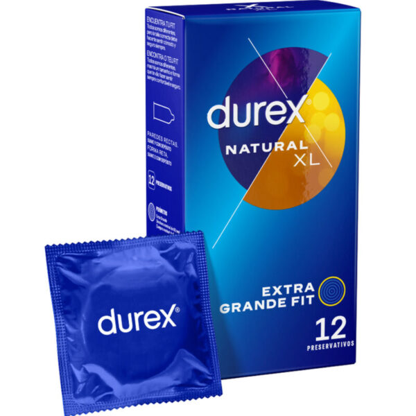 Durex Natural XL — XL Condoms, 12 Pack — Condom Multipacks