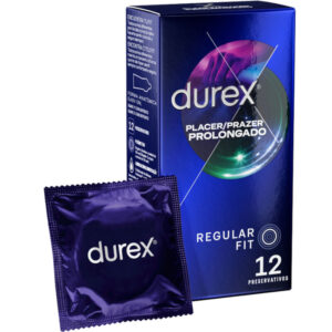 Durex Pleasure Prolonged Delay — Condoms, 12 Pack — Condom Multipacks