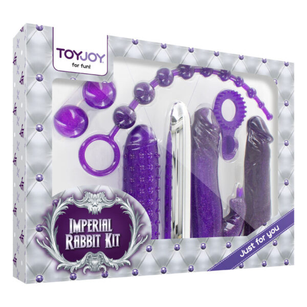 ToyJoy Imperial Rabbit — Sex Toy Kit, Purple — Anal — view 2