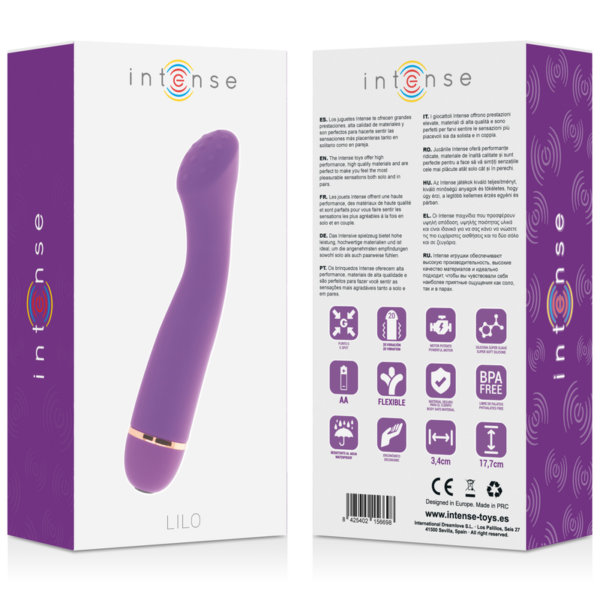 Intense Lilo — G-Spot Vibrator, Waterproof, Lilac — Classic Vibrators — view 2